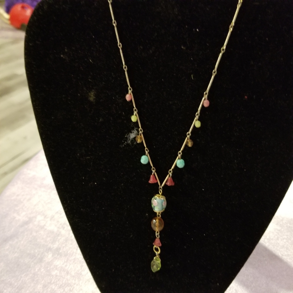 Multi-color Beaded Necklace